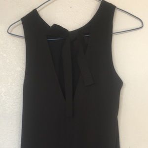 New black dress with tags bow back